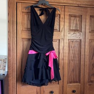 Black and Pink Dress